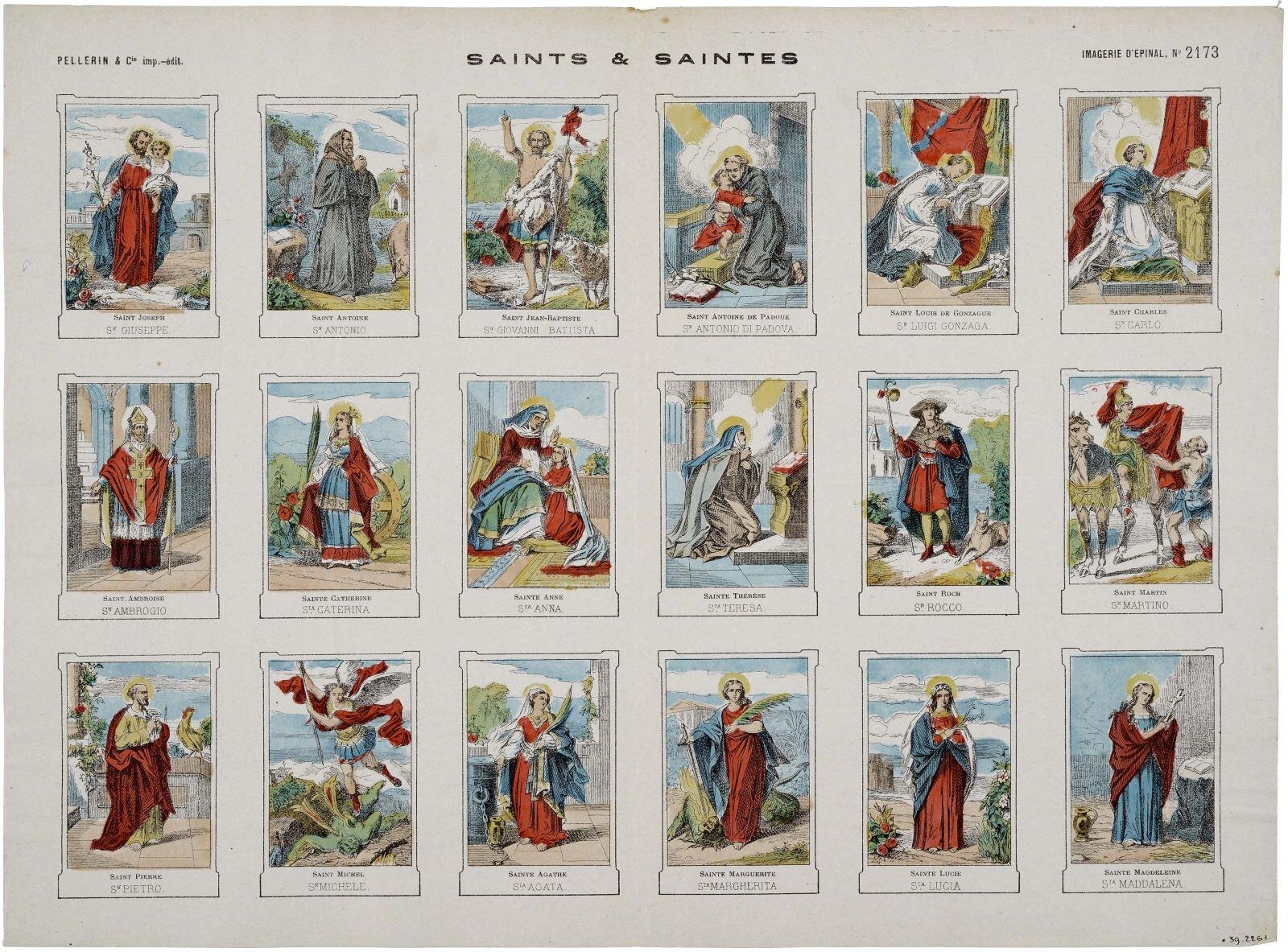 SAINTS & SAINTES. (titre inscrit)